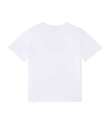 T-shirt en coton à patch appliqué | Dolce&Gabbana Kids