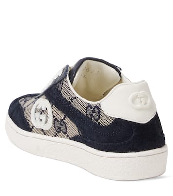 Sneakers G74 GG aus Canvas mit Veloursleder | Gucci Kids