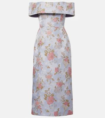 Midikleid Gloria aus Brokat | Markarian