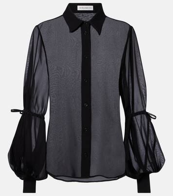 Sheer silk blouse | Nina Ricci