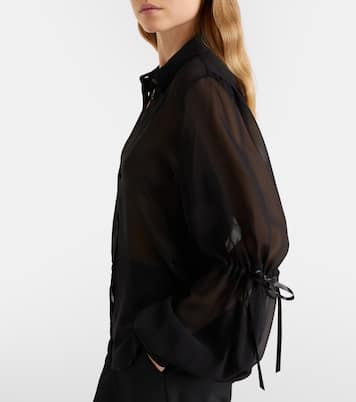 Sheer silk blouse | Nina Ricci