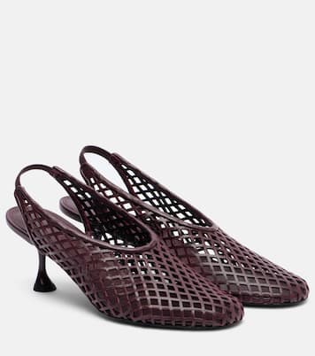Slingback-Pumps Tee 60 aus Leder | Proenza Schouler