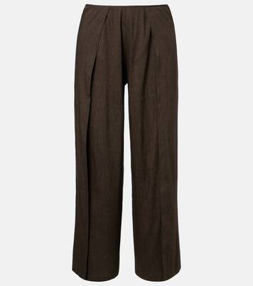Calla linen-blend wide-leg pants | Proenza Schouler