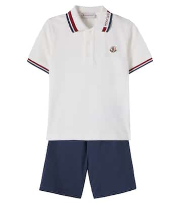 Ensemble polo et short en coton | Moncler Enfant