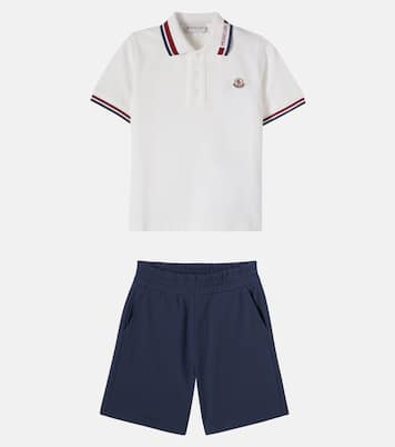 Ensemble polo et short en coton | Moncler Enfant