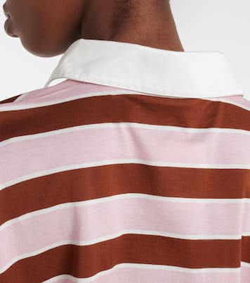 Cropped-Polohemd aus Baumwoll-Jersey | Prada