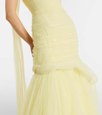 Robe aus Tüll | Marmar Halim