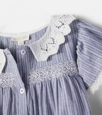 Arlina striped cotton shirt dress | Louise Misha