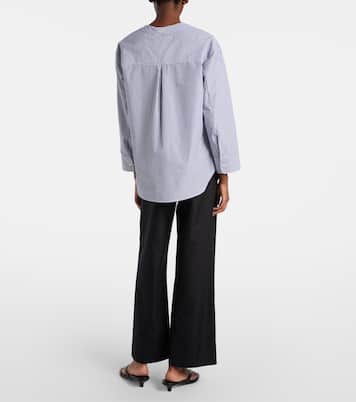 Argento cotton cropped wide-leg pants | 'S Max Mara