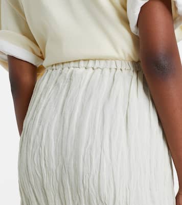 Cotton-blend midi skirt | Róhe