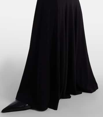 Off-Shoulder-Maxikleid aus Jersey | Norma Kamali