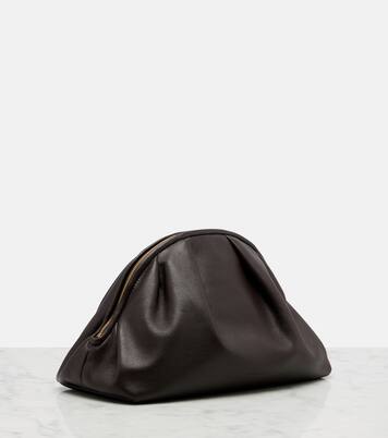 Clutch Charlotte Small in pelle | The Row