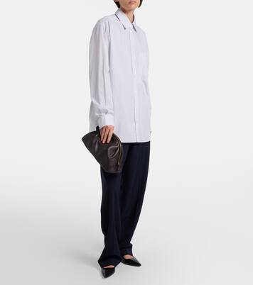 Clutch Charlotte Small in pelle | The Row