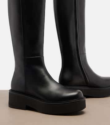 Hiro leather mid-calf boots | Gianvito Rossi