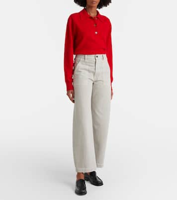 The Bow barrel-leg jeans | Frame