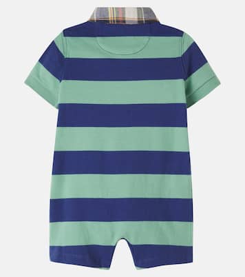 Baby striped cotton jersey playsuit | Polo Ralph Lauren Kids