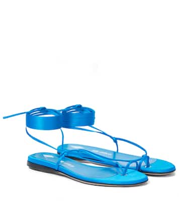 Kika satin thong sandals | The Attico
