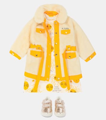 Moon and Sun cotton-blend dress | Mini Rodini