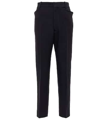 High-Rise-Hose aus Schurwolle | Maison Margiela