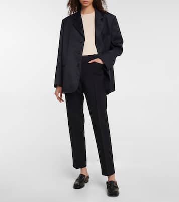 High-Rise-Hose aus Schurwolle | Maison Margiela