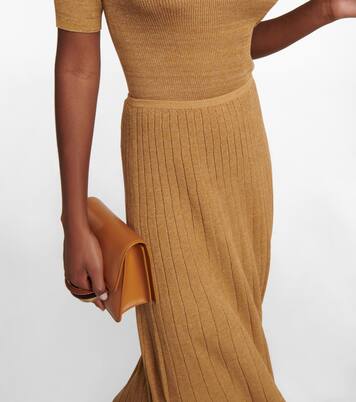 Midirock aus Rippstrick | Tory Burch