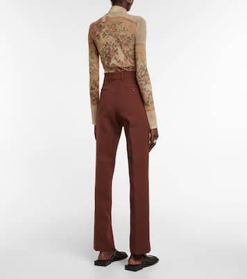 High-rise pleated pants | Acne Studios