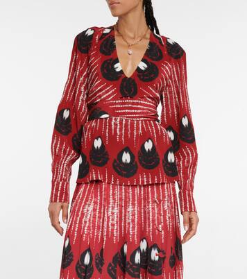 Bedruckte Bluse Dagur aus Seide | Altuzarra