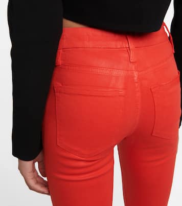 Jean Le Crop Mini Boot à taille haute | Frame