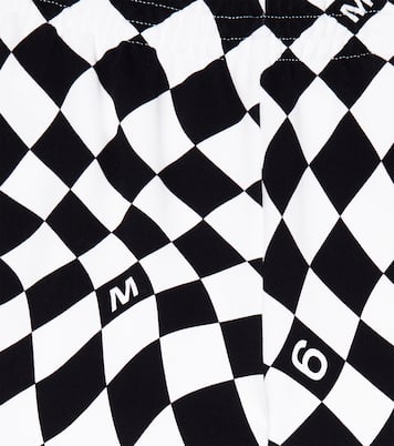 Printed flared cotton sweatpants | MM6 Maison Margiela Kids