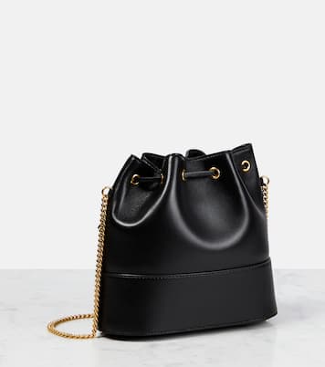 VLogo Signature Small leather bucket bag | Valentino Garavani