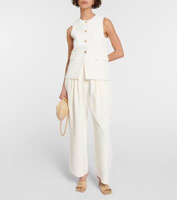 High-rise pleated pants | CO