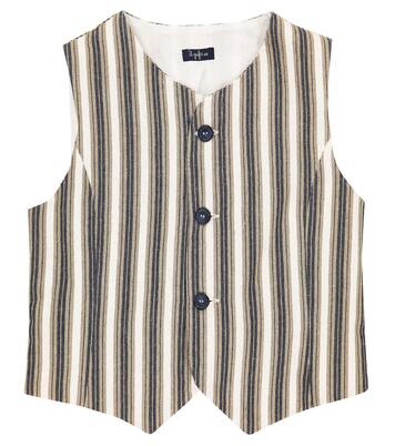 Striped cotton-blend vest | Il Gufo