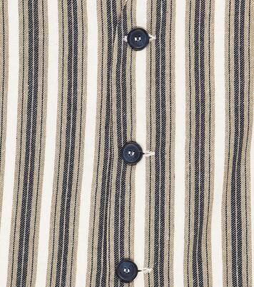 Striped cotton-blend vest | Il Gufo