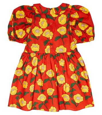 Flowers printed cotton dress | Mini Rodini