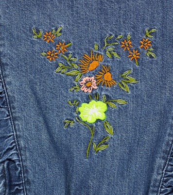 Allegria embroidered denim dress | The New Society
