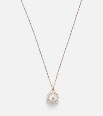 Jeanne Simple 14kt gold necklace with freshwater pearls | Sophie Bille Brahe