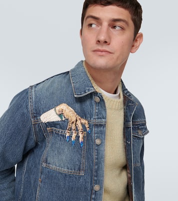 Beaded denim jacket | Undercover