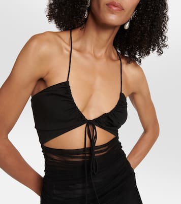 Top aus Seiden-Tüll | Christopher Esber