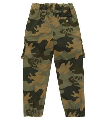 Camouflage cotton-blend cargo pants | Il Gufo