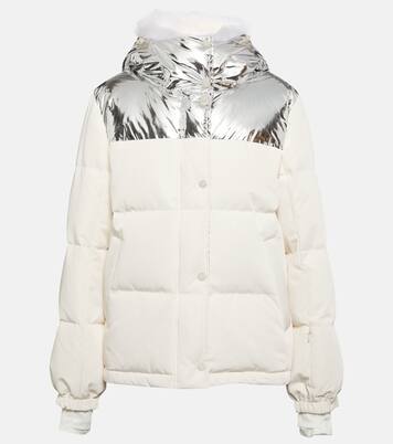 Shearling-trimmed down jacket | Yves Salomon