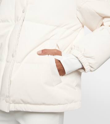 Shearling-trimmed down jacket | Yves Salomon