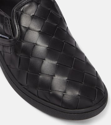 Sawyer leather slip-on sneakers | Bottega Veneta