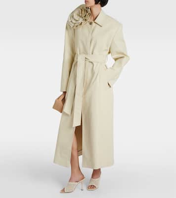 Verzierter Trenchcoat aus Baumwoll-Gabardine | Magda Butrym
