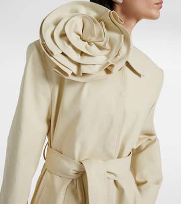 Verzierter Trenchcoat aus Baumwoll-Gabardine | Magda Butrym
