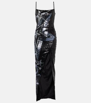 Robe longue à sequins | Balmain