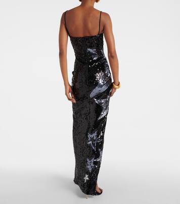 Robe longue à sequins | Balmain