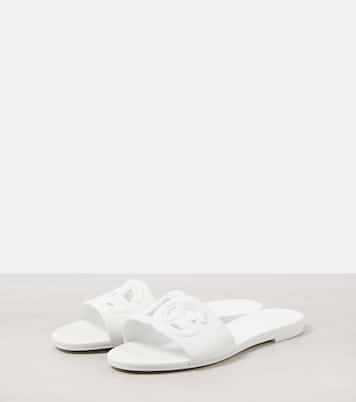 DG cutout rubber slides | Dolce&Gabbana