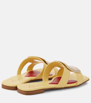Pantoletten Viv' By The Sea aus Leder | Roger Vivier