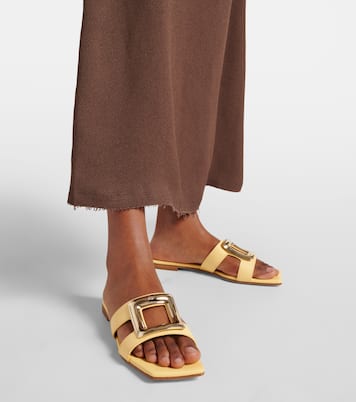 Pantoletten Viv' By The Sea aus Leder | Roger Vivier