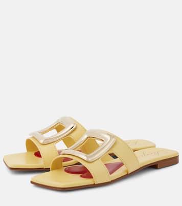 Pantoletten Viv' By The Sea aus Leder | Roger Vivier